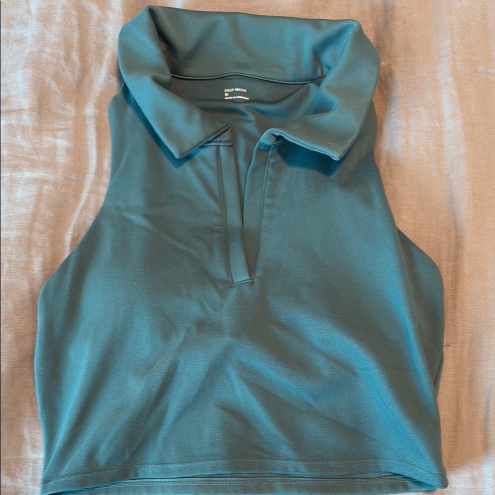 Gilly Hicks Teal Crop Top